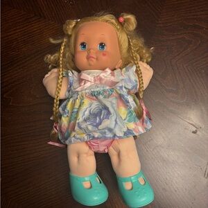 Vintage 1989 Mattel Magic Nursery First Haircut Growing Braids Doll